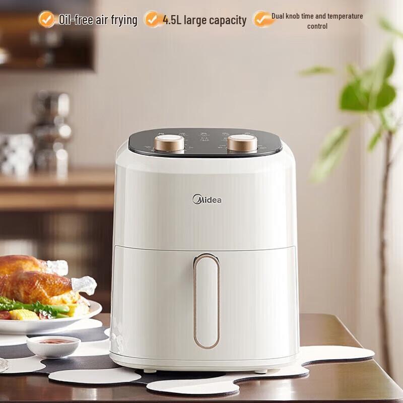 Midea 4.5L Knob Control Multi-functional Air Fryer CN plug (adapter included)