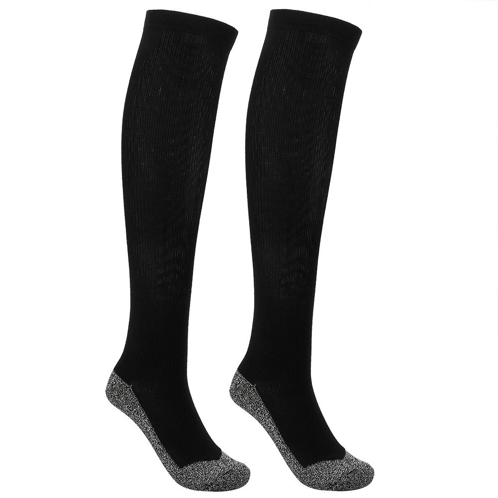 Outdoor Sport Emit Heat Aluminizing Fiber Constant Temperature Stockings Old People Keep Warm Socks Free Size