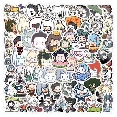 105 New Styles of Non-human Q Version Graffiti Stickers Decorate Refrigerator Scooter DIY Personalized Stickers