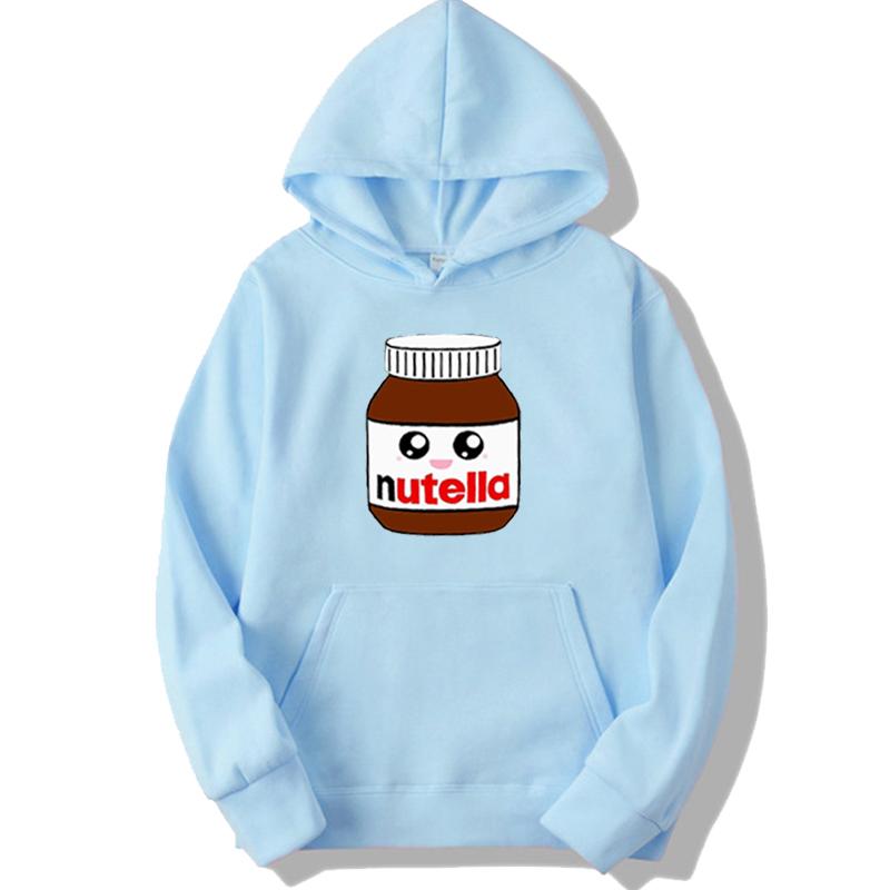winter Nutella little face Hoodie Print Hoody Men Women Unisex BASIC Sweatshirts Fashion Cartoon Printing Hoodies streetwear