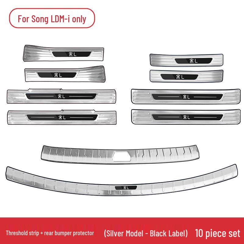 BYD Song L DMi Stainless Steel Door Sill & Trunk Protector Accessories