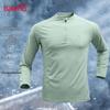 Baleno Men's Stand-up Collar Graphic Long Sleeve T-Shirt