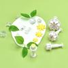 8pcs 8 Petals Shape Fondant Cutter Mold Daisy Pattern Flower Plunger Cutter  Biscuits Sugar Cubes