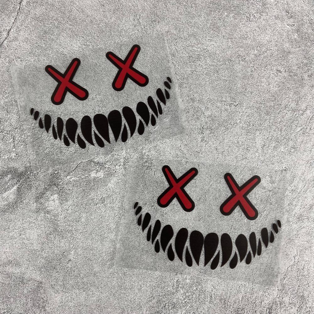 1pc Devil Smiling Face Car Stickers Waterproof for Body Windshield Window Trunk Vinyl Decals Fashion Decoration Auto Accessories