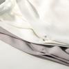Spring and Autumn New Light Neck French Long Sleeve Shirt Female Professional Diligent Interview Grey White Top Female