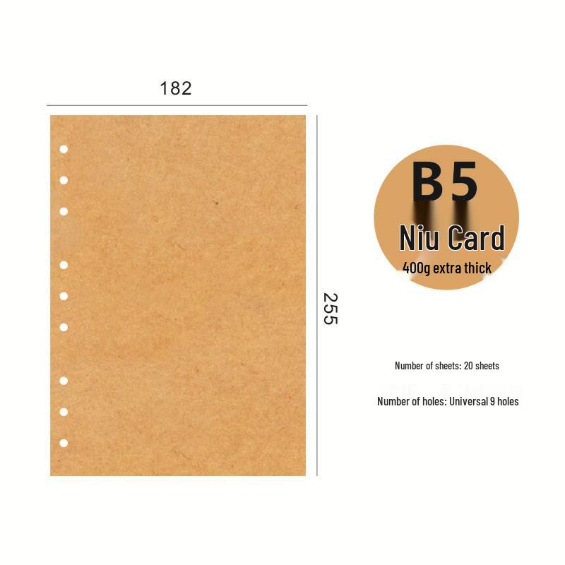 7-inch A6 B5 Loose-leaf Notebook A5 Notepad Replacement Pages