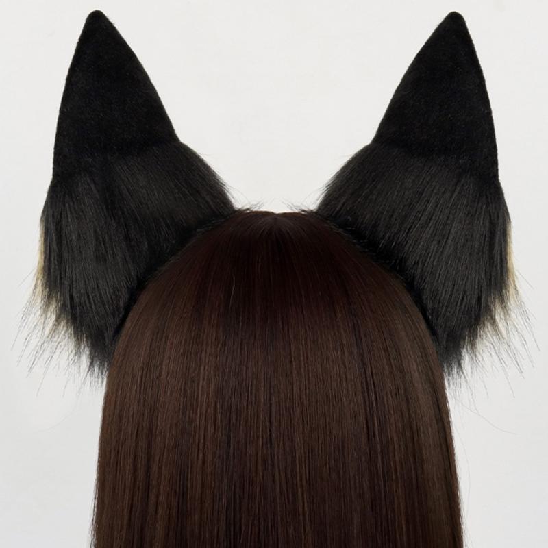 Wolf Dog Dress up Costume Halloween Animal Costume Animal Ears Headband, Animal Tail, for Girl Cosplay Halloween Party