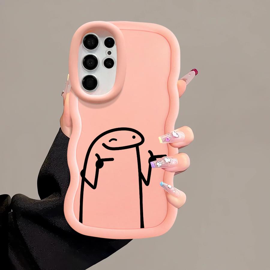 Cool Line People Soft Phone Cover Case for Samsung Galaxy S22 Ultra S24 S20 FE S21 S25 S23 Plus A25 A26 A34 A54 A35 A55 A24 A36