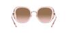 Coach HC7153B CK483 Sonnenbrille TRANSPARENT PINK 54 Damen