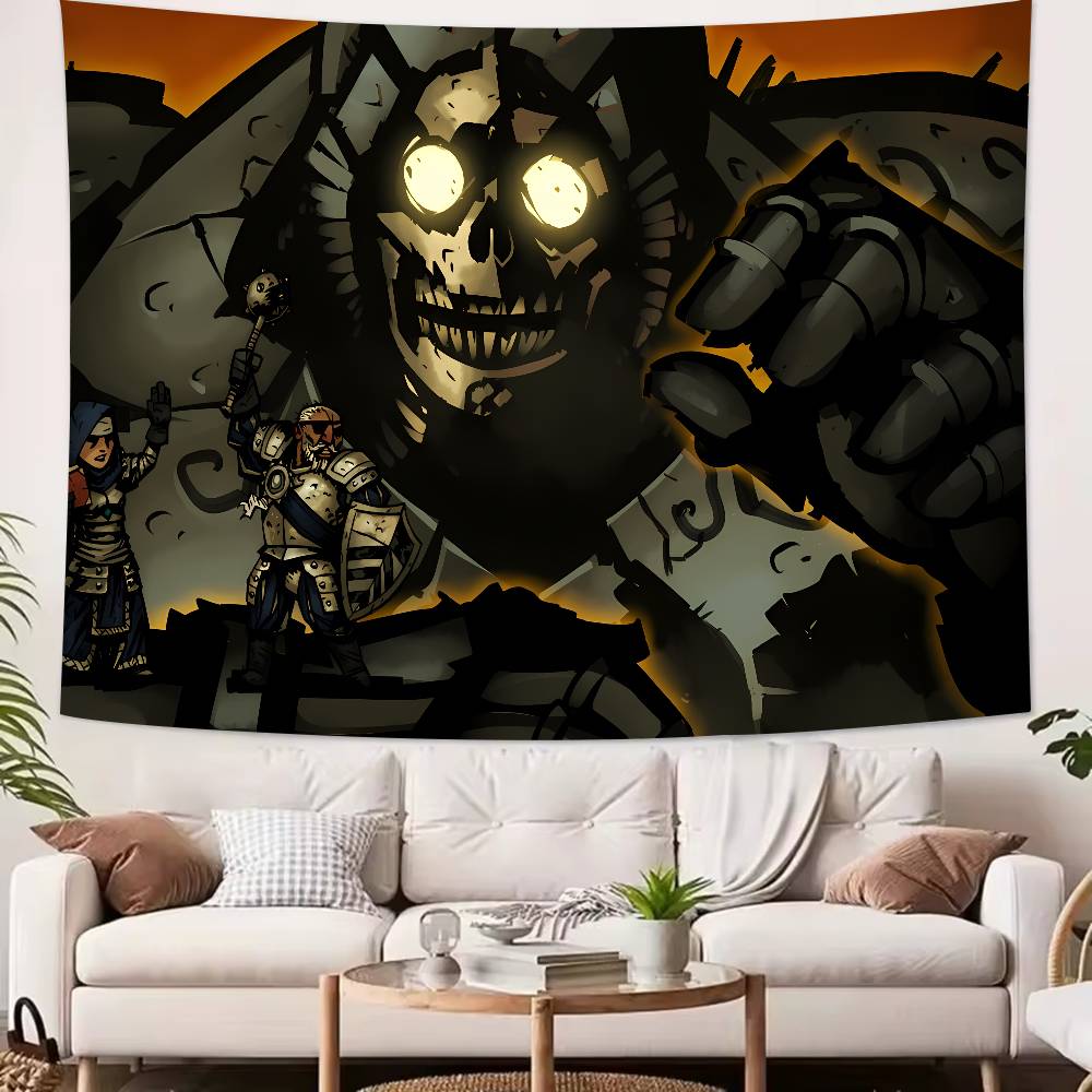 Large Cool Darkest Dungeon Video Gaming Popular Room Decoration Wall Tapestry Art Room Home Decor Wall Art Decor