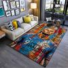 Sports Area Rug, Erling Haaland Manchester City 9 Graffiti Crown Poster, Fan Cave Decor, Non-Slip Mat