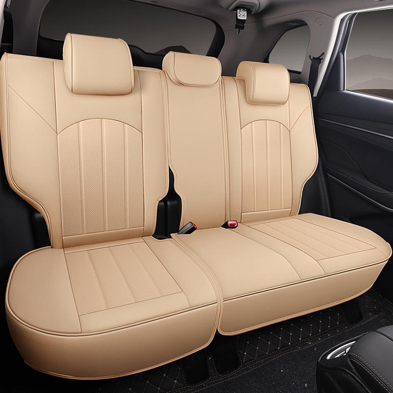 Universal Wear-Resistant Leather Seat Cushion for Cruze - All-Season, Full Surround, 5-Seat Coverage