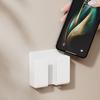 2/5Pcs Wall Mounted Storage Phone Charging Remote Control Holder With Holes For Kitchen Bedroom Bathroom