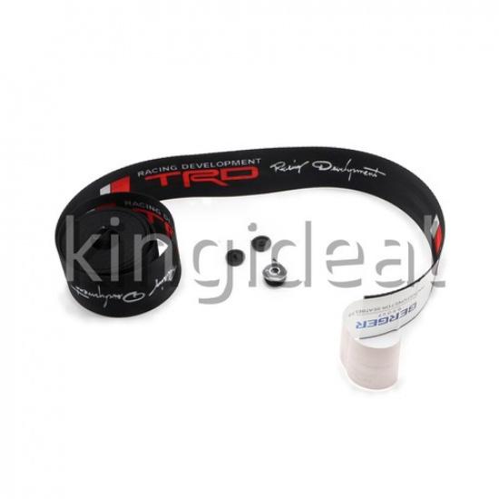 Car Seat Belt Webbing For TRD Racing Development Polyester Fiber Safety Strap