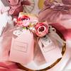 5 Pcs Wedding Favors Candy Box Baby Shower Paper Gift Box Craft Candy Food Best Gift Bag For Christmas Flower Boxes