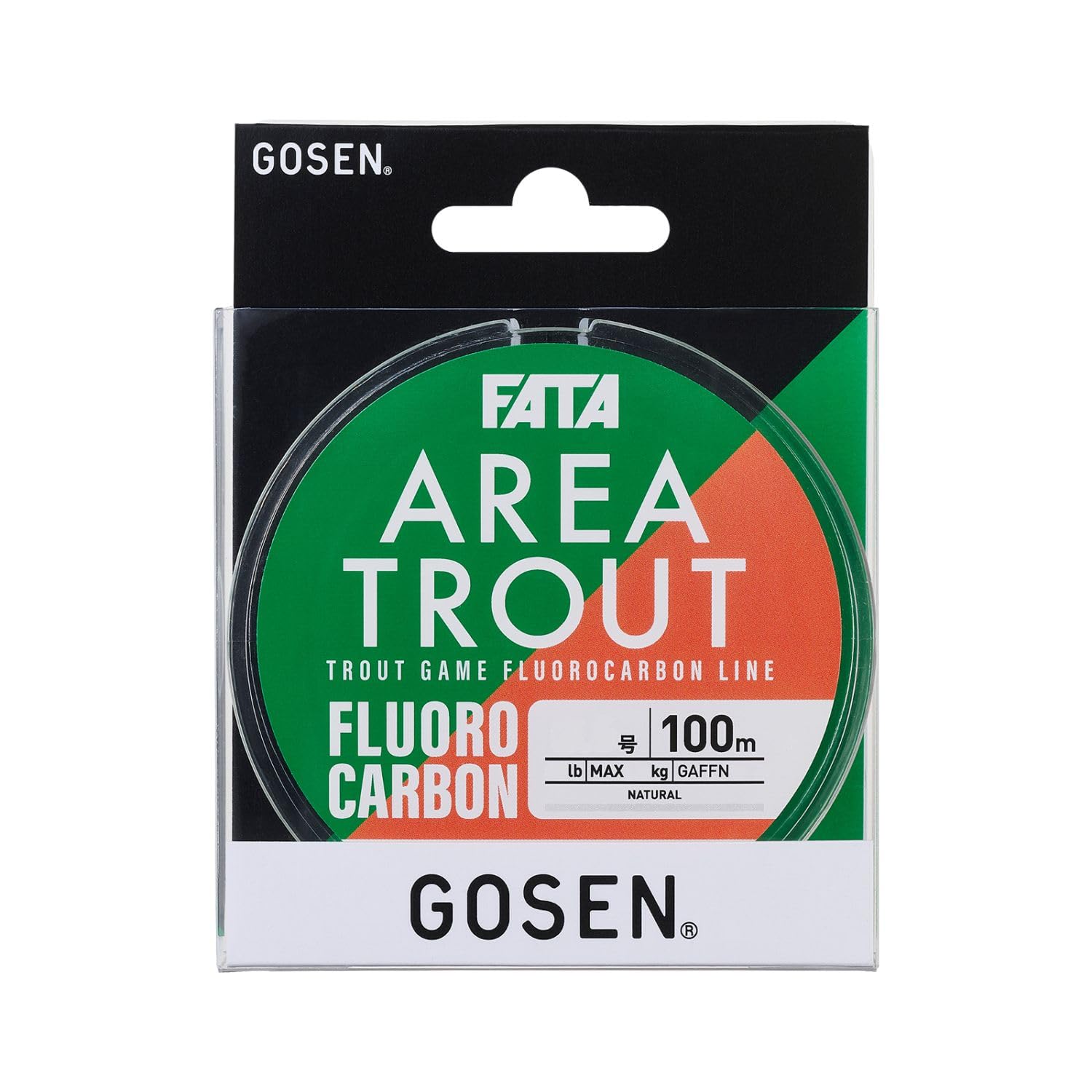 Gosen FATA Area Trout Fluorocarbon 100m Natural 0.6 (3.8lb)