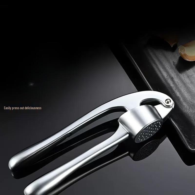 LISM Chrome Plated Teardrop Garlic Press