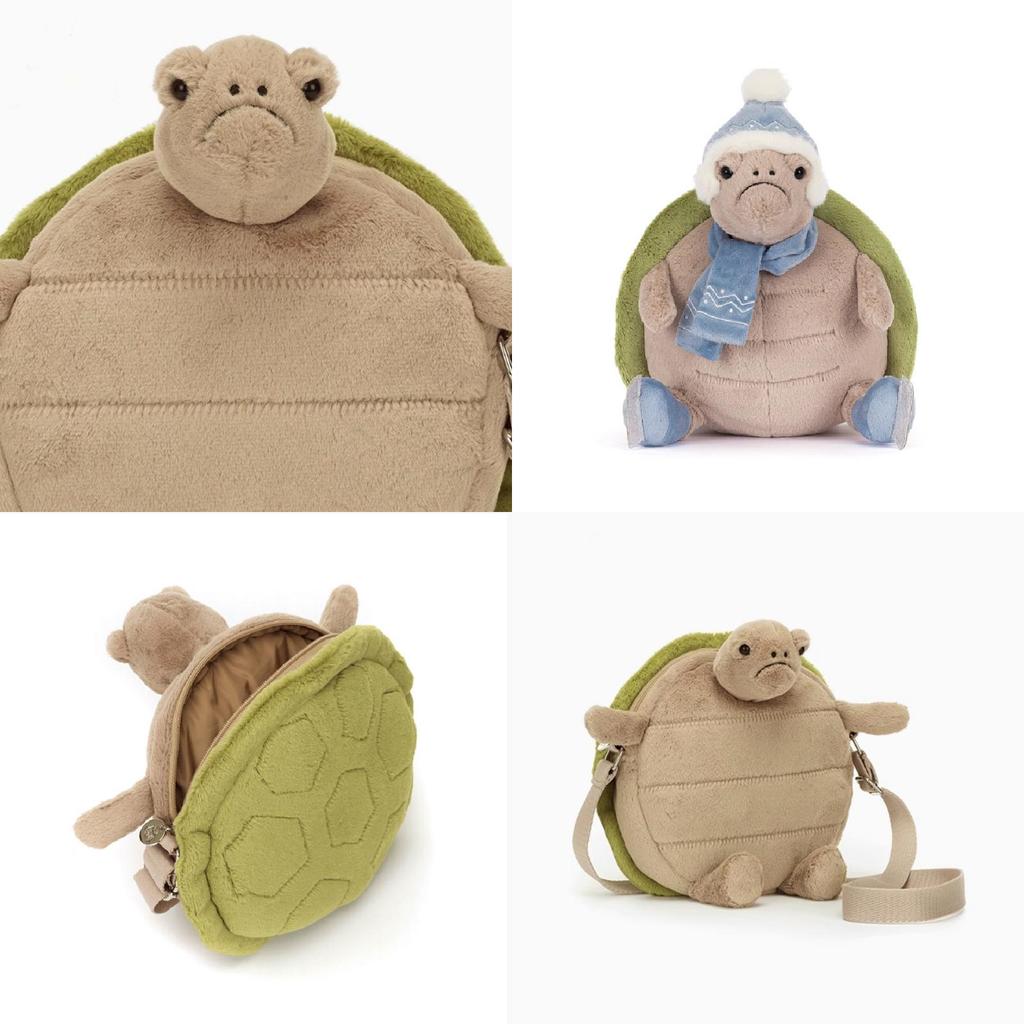 Timi Turtle Plush Crossbody Bag Made Of Short Pile Plush For Teens Collectors