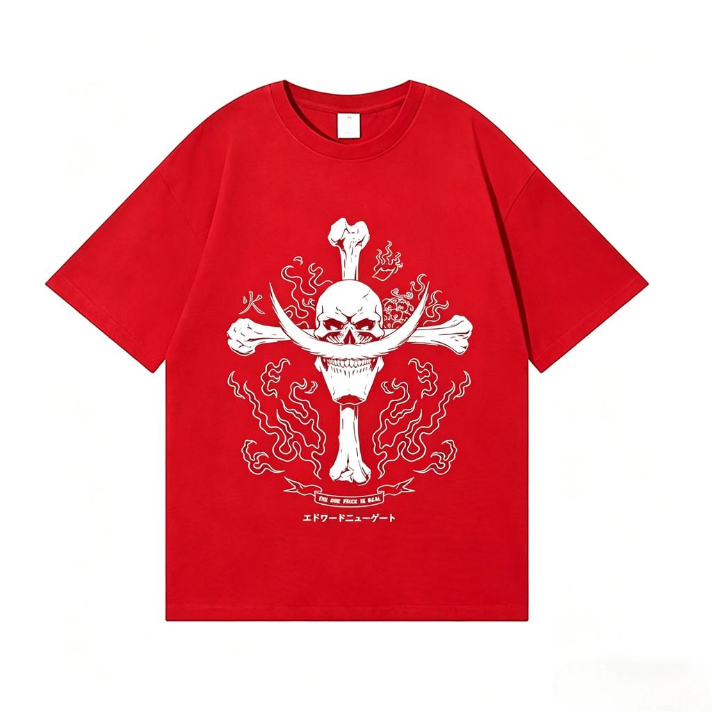 2026 Summer T Shirt ONE PIECE Edward Newgate Anime Style Classic Tee High-quality Streetwear Men's Clothing and Women Clothing
