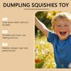 Smiling Steamed Bun Stress Ball Anti-Anxiety Cartoon Dumpling Squeeze Toy Soft Simulated Dough Ball Fidget Sensory Toy