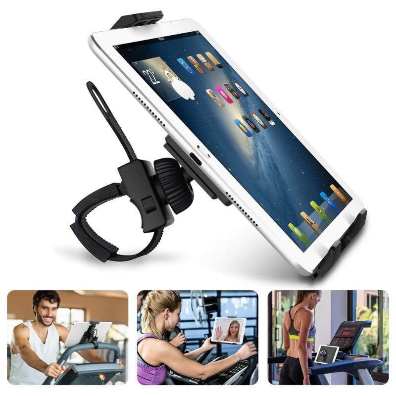 Exercise Bike Phone Holder Universal Motorcycle Handlebar Stand Mount Cell Phone Holder Bracket CradlesFitness Equipment