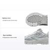 Blade Silver Tooth Shoes Fashion Versatile Comfortable Trendy Casual Low Top Running Shoes Women Sneaker Antarctic-Gray F12W512101FAS