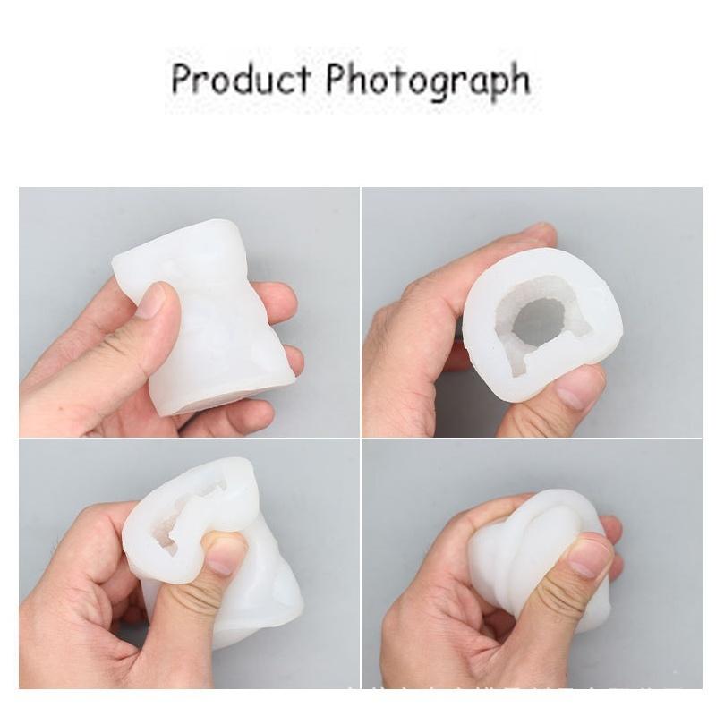 Little Bear Ice Mold Food Grade Silicone Ice Box Household Cartoon Model Coffee Ice Film Bear Ice Cream Mold