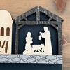 Weihnachtskalender Holz Reise Adventsdekoration Countdown