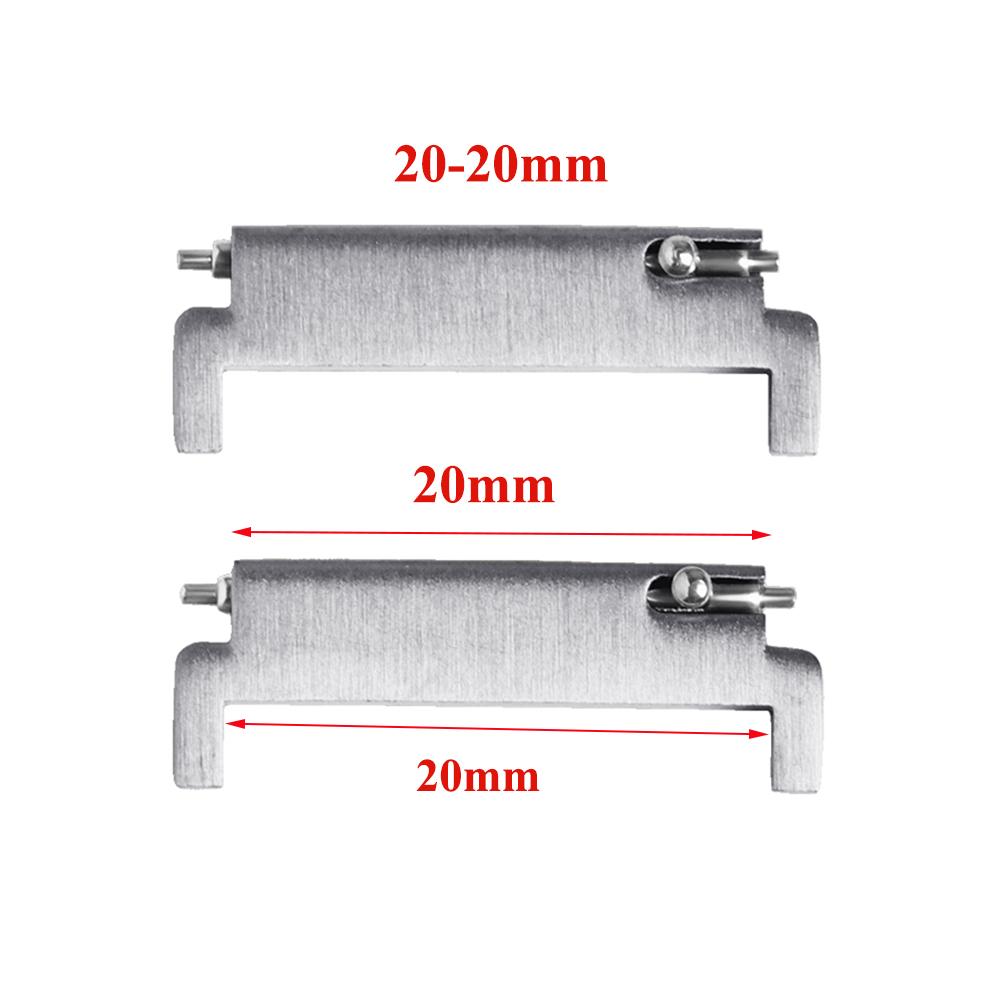 Uhrenarmband-Adapter 2 Stück Schnellverschluss 20 mm auf 18 mm 20 mm auf 22 mm 22 mm auf 20 mm Stifte Verbinder Armband Federstege Zubehör