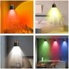 RGB barevné LED světlo Puck, dálkový ovladač, bezdrátová žárovka, nástěnná lampa, závěsné svítidlo, patice AA baterie, E26, E27