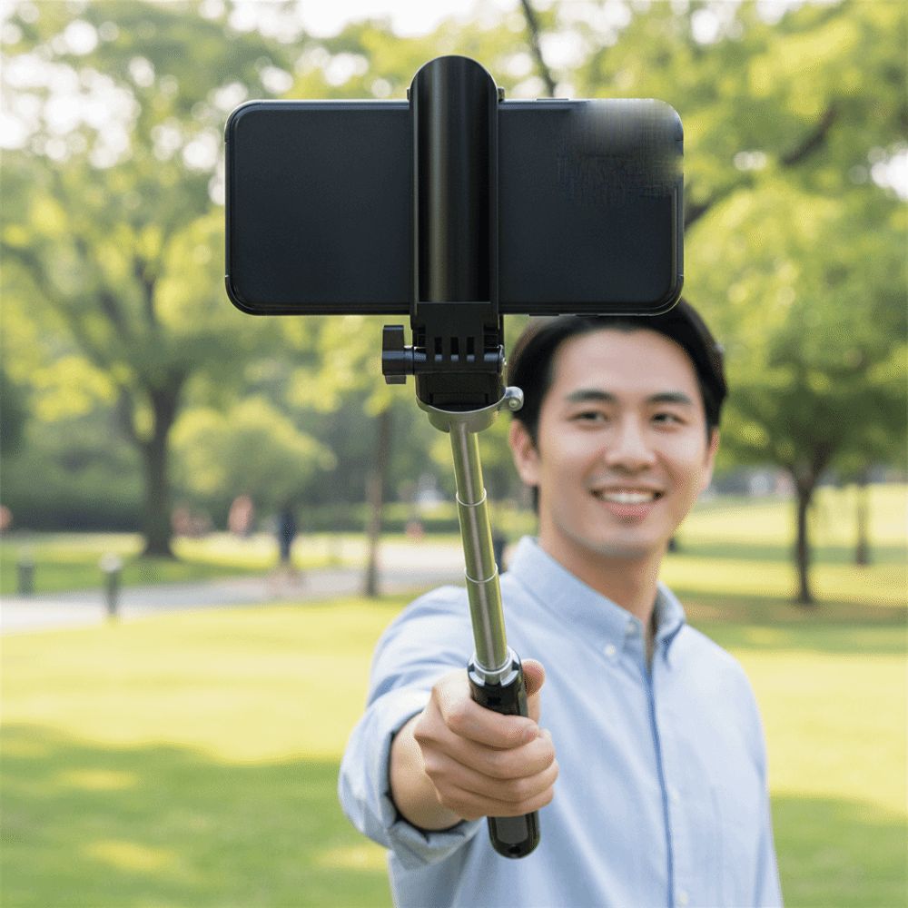 Adjustable Telescopic Selfie Stick Portable Handheld Selfie Stick Tripod  Live Broadcast