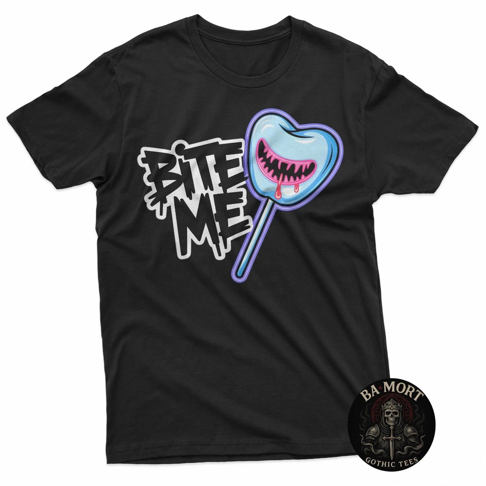 Bite Me Heart Lollipop T-Shirt 3XL