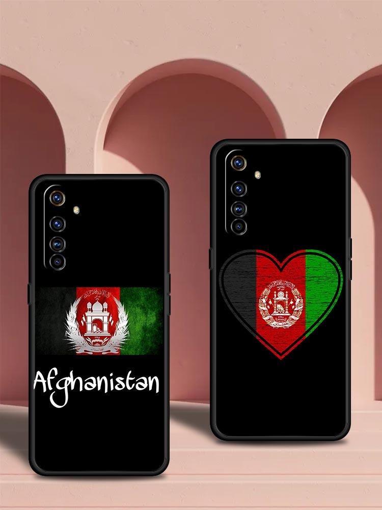 Afghan Afghanistan Flag For Realme 11 10 9 8 5G 7 6 GT2 Pro Plus C21 C11 C25 C35 Soft Cover For Realme GT Neo 2 3 3T Phone Case