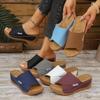 Fashion New Style Women Sandals Summer Outdoor Leisure Comfy Wedge Sandals Ladies Slip On Orthopedic Bunion Corrector Slippers Sandalias