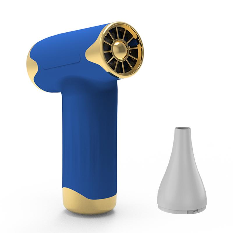 

Беспроводной портативный турбореактивный вентилятор, мини-ручной мощный дорожный уличный вентилятор, 4 скорости, высокоскоростной фен для волос, пылевой фен