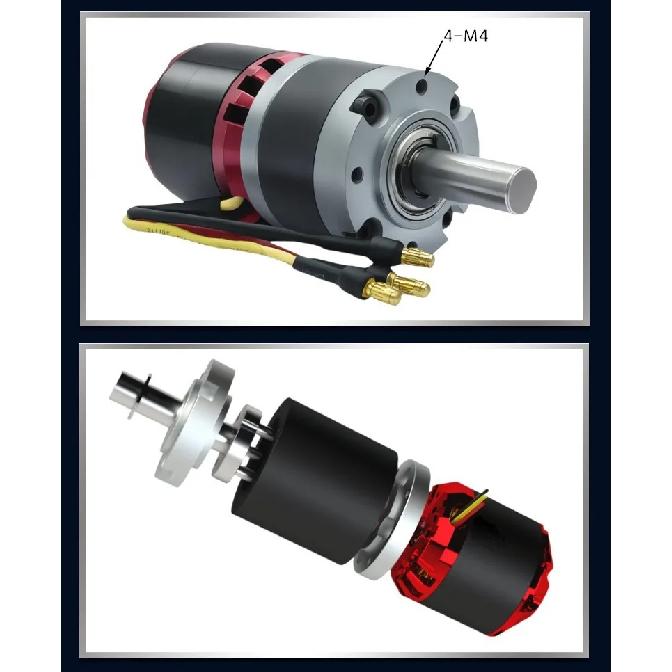 42-4250 Planeten-Bürstenlos-Motor Hohe Leistung Photovoltaik-Panel-Reinigungsmaschine Ausrüstung Gleichstrom-Getriebemotor Motor