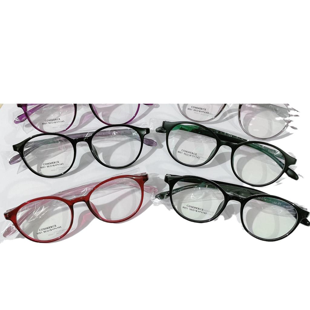 Ultralight TR90 Oval Glasses for Women - Prescription-Ready, Korean Style Eyeglass Frame