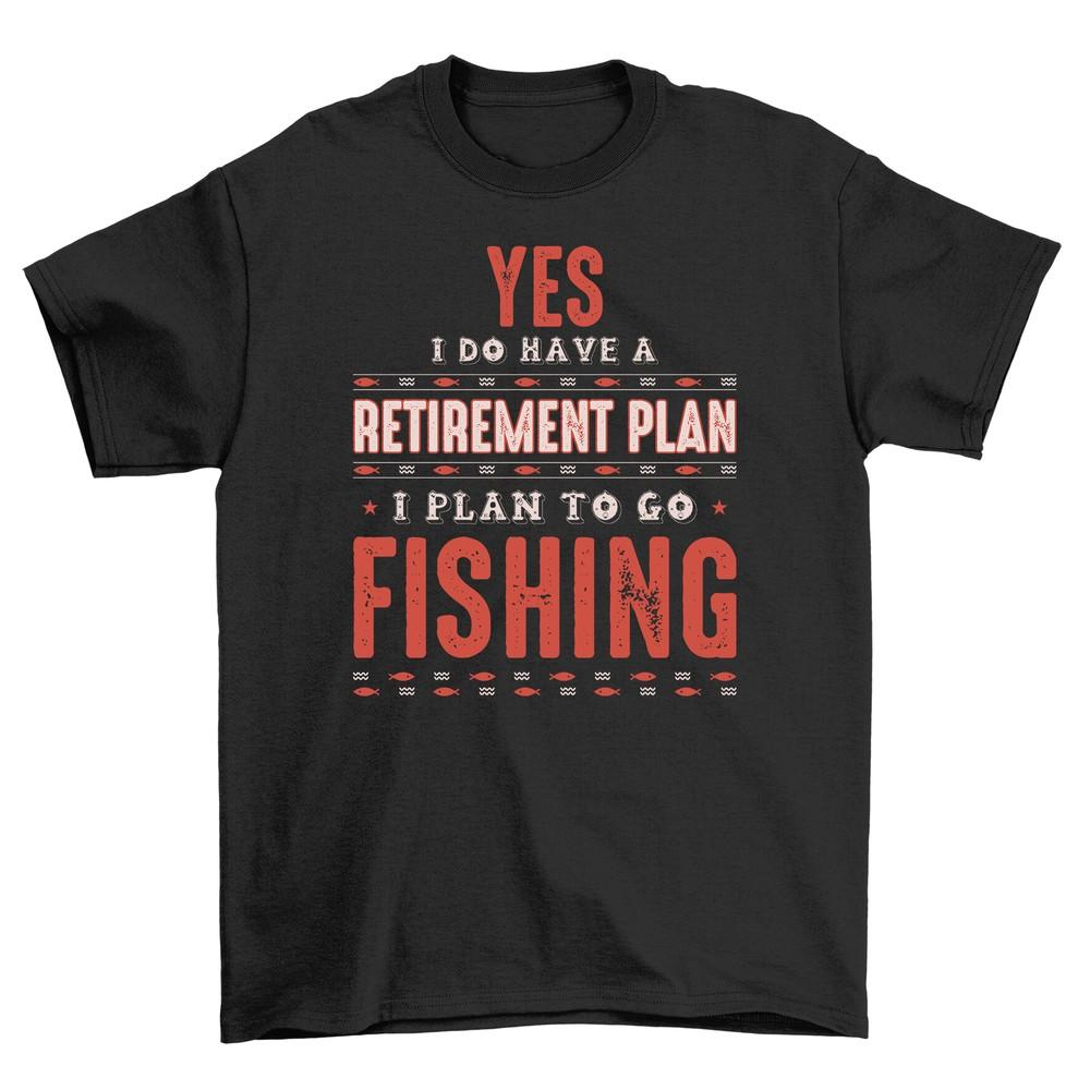 Retirement Plan: Funny ''9 To 5 Fishing'' T-shirt, Perfect for Anglers! Unisex Tee
