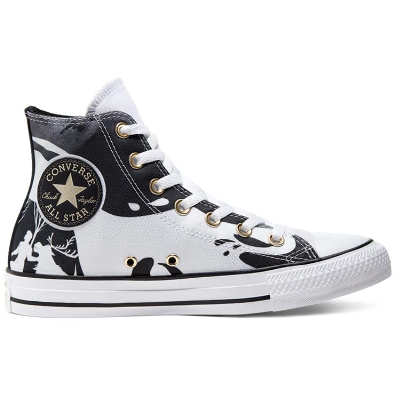 Converse Frozen 2 X Chuck Taylor All Star High 'Zasněžený les' Unisex Černobílé