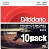 D'Addario Daddario Mandolin Strings EJ-74 X 10 Set [Domestic Genuine]