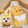 Cappotto a Quattro Zampe in Pile Spesso per Animali Domestici - Cani e Gatti. Abbigliamento Caldo Invernale e Autunnale per Api, Gatti Bassi e Robusti.