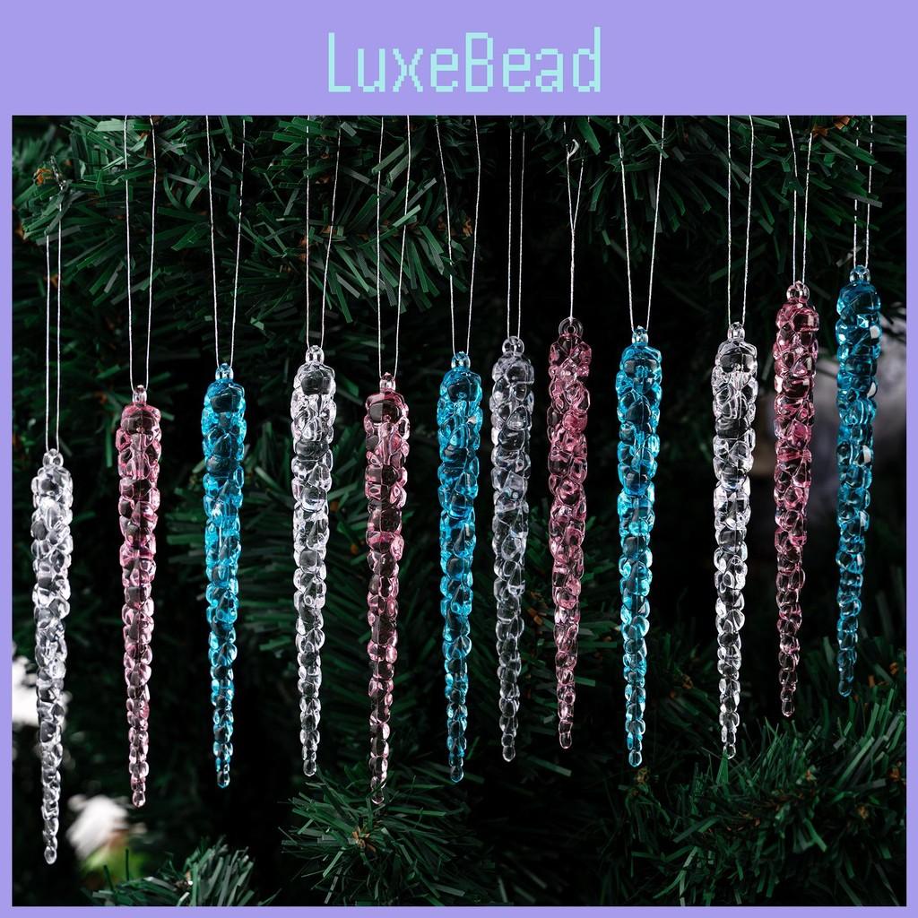 Acrylic Christmas Broken Ice Pendant Decorations Set For Holiday Decor Home