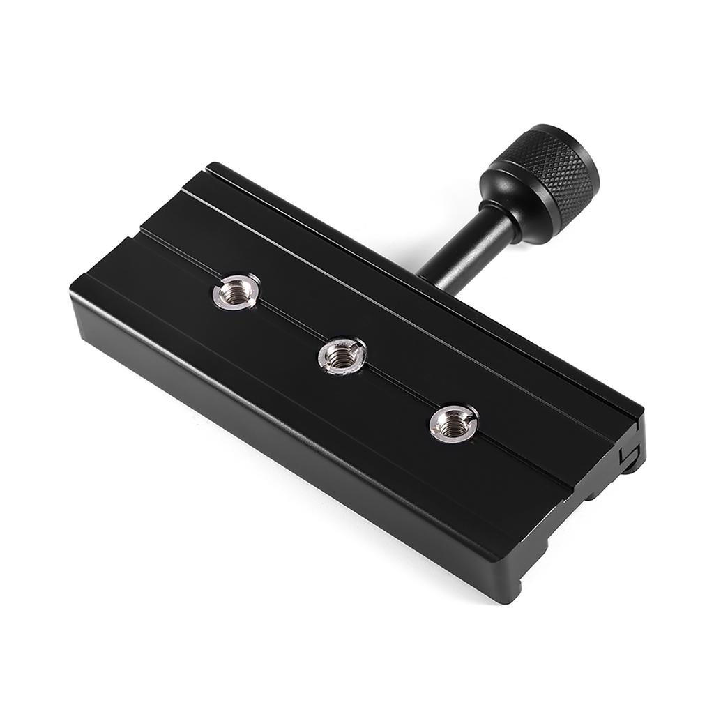 Black QR 120 Clamp Adapter For Quick Release Plate 1 4  3 8  for Arca SWISS RSS Tripod