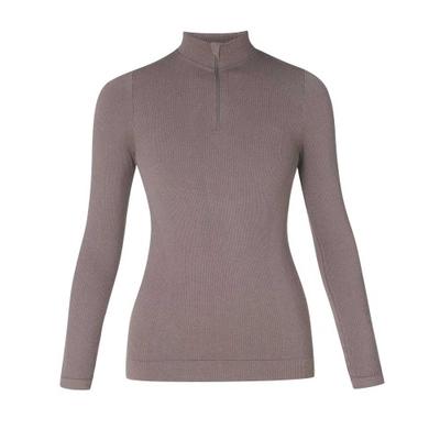 Sweaty Betty Womens/Ladies Ribbed Zip Neck Slim Tracksuit Top