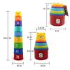 Kindergarten Bear Stacking Cups - Fun & Educational Early Childhood Teaching Aids