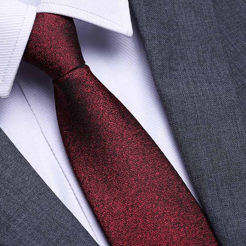 Married Men'S Red Zipper No-Tie Formal Tie Business Black Professional Groom Korean Version One-Pull Tie