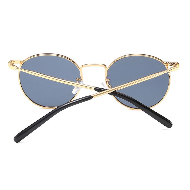 Retro Malý Obličej Designové Sluneční Brýle Kulatý Rám Trendy Streetové Střelba Sluneční Brýle Sluneční Brýle pro Ženy Vintage Gafas De Sol