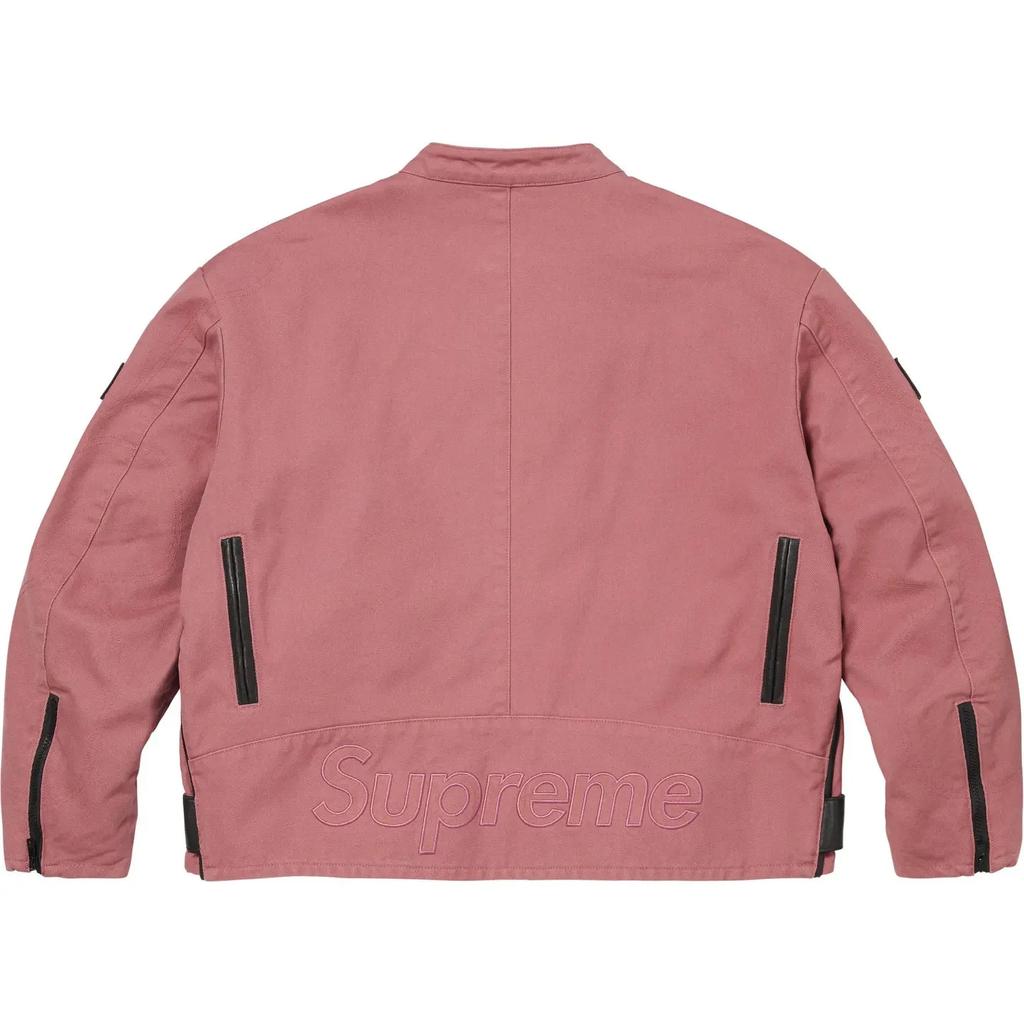 Supreme x Vanson Leathers Cordura Jacket Pink