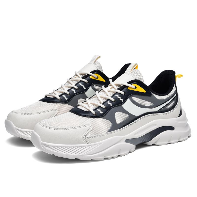 

Увеличение роста внутри толстой подошвы осенью Ботинки на большой платформе Весенние ботинки с высоким верхом для мужчин Кроссовки большого размера Спорт 48