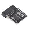 Модуль безпеки TPM2.0 18-контактний для материнської плати ASROCK, карта LPC для тестування оновлення до WIN11, чорний